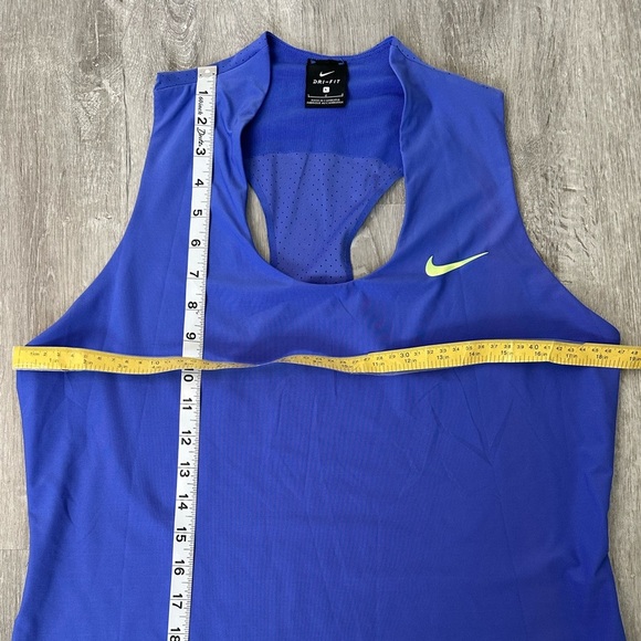 Nike Court FlexMaria Paramount Dri-Fit Blue Tank, Size Large - Picture 8 of 8